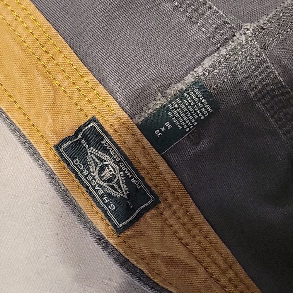 G.H. Bass & Co. Gray work pants 38x30 - Picture 2 of 4